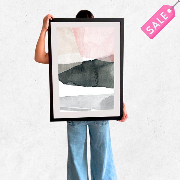 cuadro 50x70 negro Abstracto Negro 2