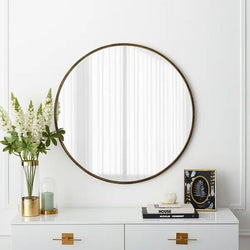 Espejo  circular negro 70 cm