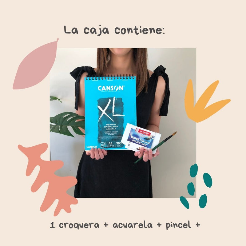 Set de acuarela para principiantes