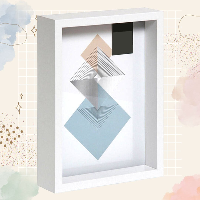 Marco madera 20x25 cm blanco