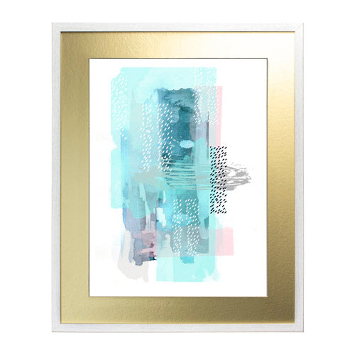 Cuadro decorativo Abstracto celeste 8