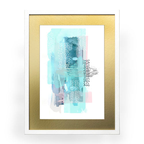 Cuadro decorativo Abstracto celeste 8