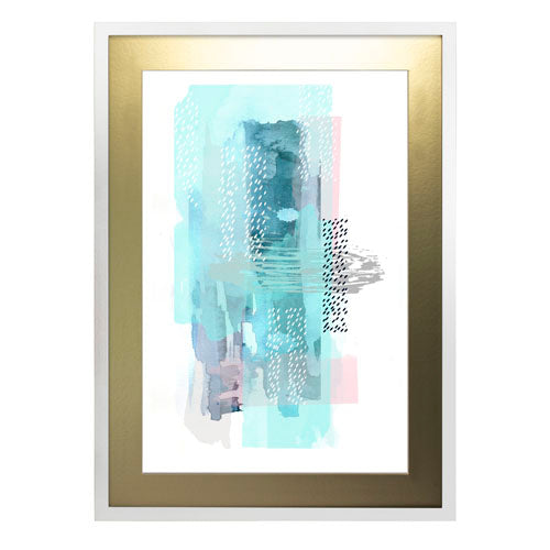 Cuadro decorativo Abstracto celeste 8