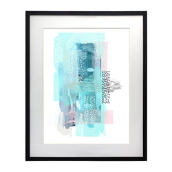 Cuadro decorativo Abstracto celeste 8
