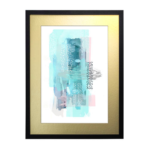 Cuadro decorativo Abstracto celeste 8