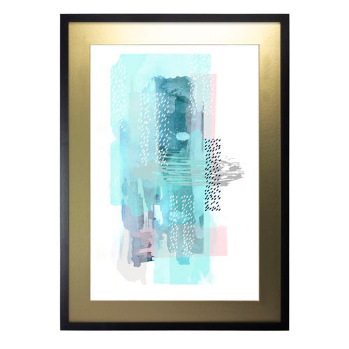 Cuadro decorativo Abstracto celeste 8