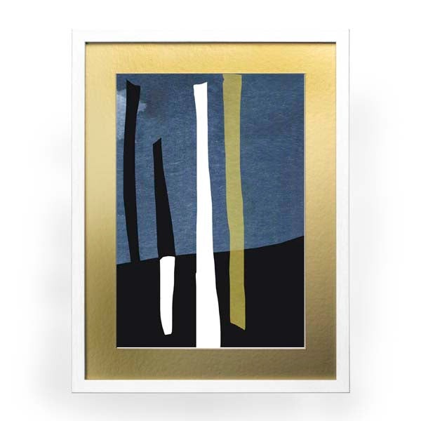 Cuadro decorativo Abstracto azul marino F2