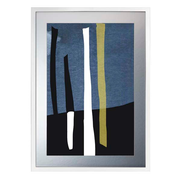 Cuadro decorativo Abstracto azul marino F2