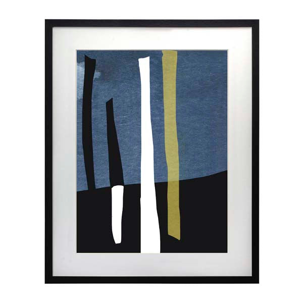 Cuadro decorativo Abstracto azul marino F2