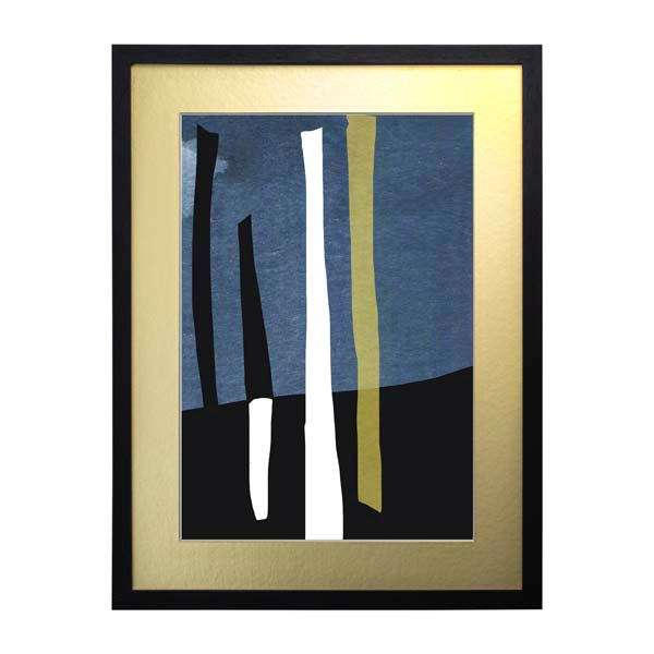 Cuadro decorativo Abstracto azul marino F2