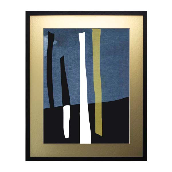 Cuadro decorativo Abstracto azul marino F2