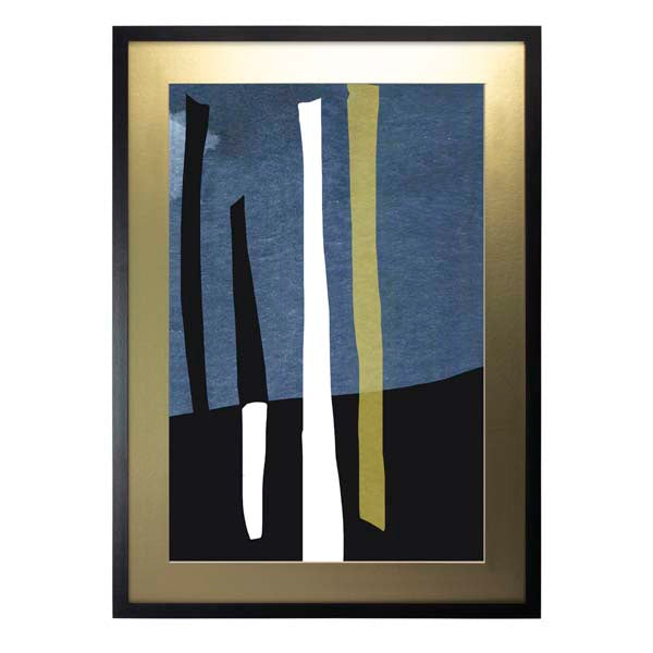 Cuadro decorativo Abstracto azul marino F2