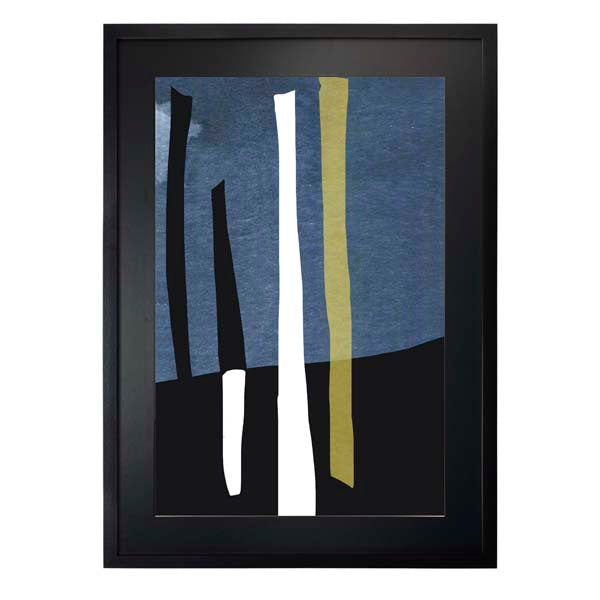 Cuadro decorativo Abstracto azul marino F2