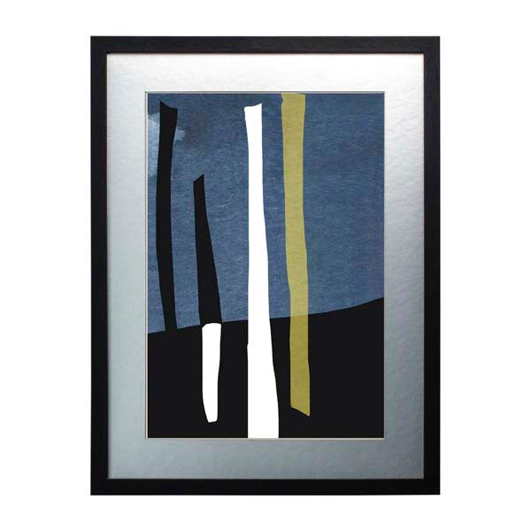 Cuadro decorativo Abstracto azul marino F2
