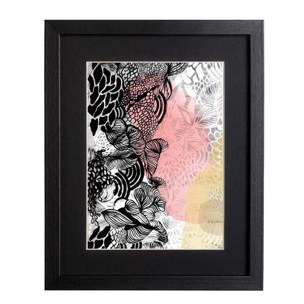 Cuadro decorativo Abstracto rojo F8