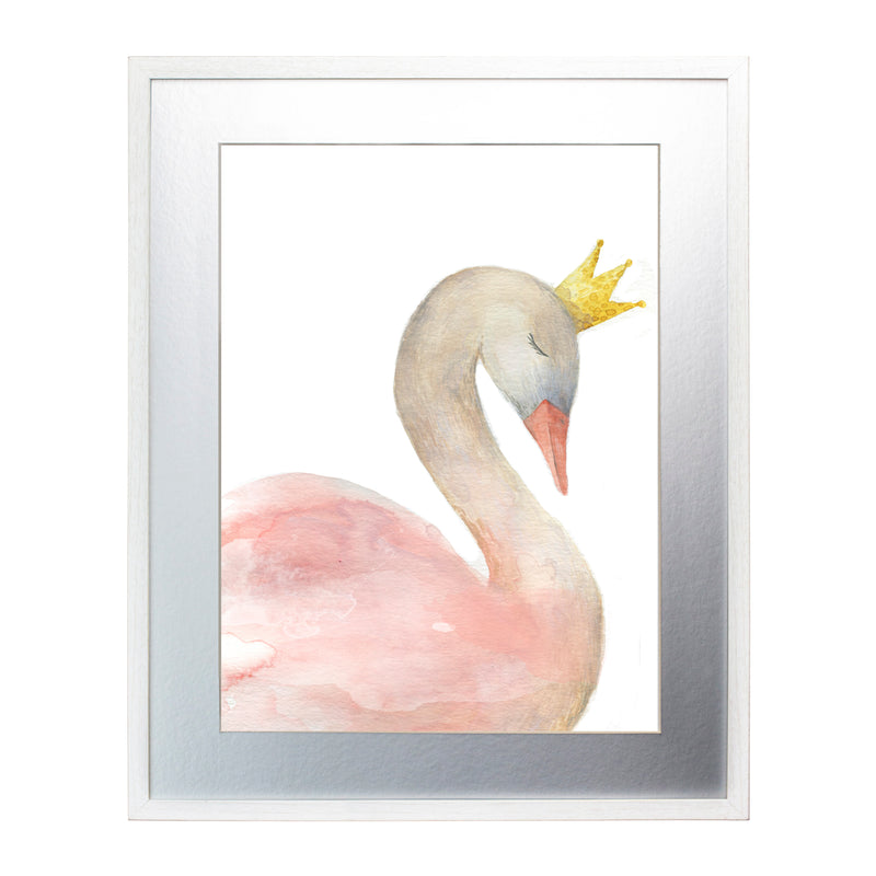 Cuadro decorativo Animales Cisne rosa 1