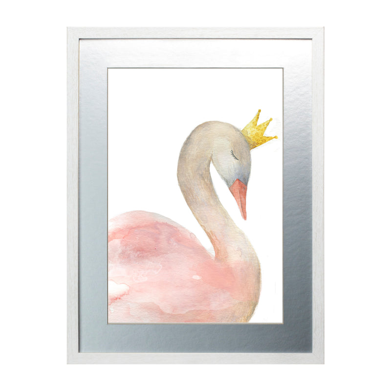 Cuadro decorativo Animales Cisne rosa 1