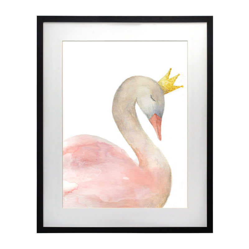 Cuadro decorativo Animales Cisne rosa 1