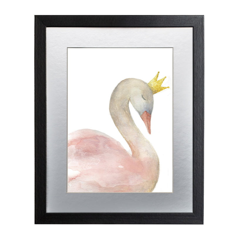 Cuadro decorativo Animales Cisne rosa 1